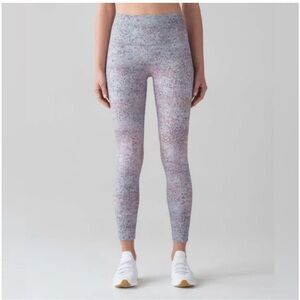 Lululemon Wunder Under Hi-Rise 7/8 Tight Luxtreme Summer Haze Multi Size 10.
